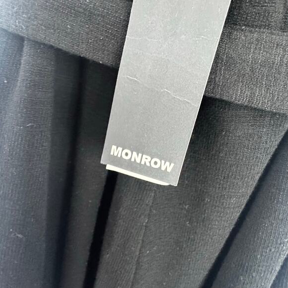 Monrow Women's Super Soft Halter Neck Jumpsuit Black Size Medium NWT - Picture 5 of 12